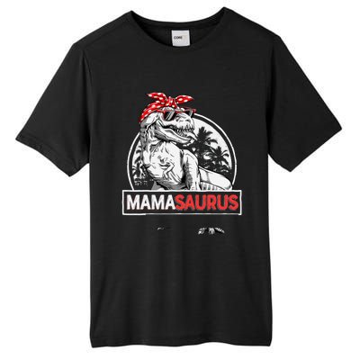 Mamasaurus T rex Dinosaur Funny Mama Saurus Mother's Family Tall Fusion ChromaSoft Performance T-Shirt