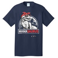 Mamasaurus T rex Dinosaur Funny Mama Saurus Mother's Family Tall T-Shirt