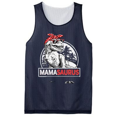 Mamasaurus T rex Dinosaur Funny Mama Saurus Mother's Family Mesh Reversible Basketball Jersey Tank