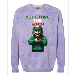 Mangiare The Rich Luigi Colorblast Crewneck Sweatshirt