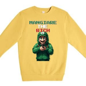 Mangiare The Rich Luigi Premium Crewneck Sweatshirt