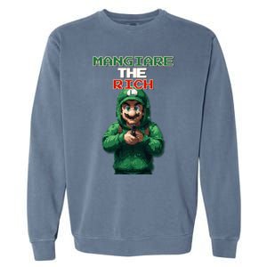 Mangiare The Rich Luigi Garment-Dyed Sweatshirt