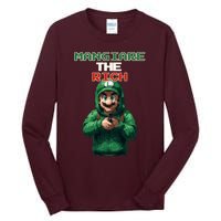 Mangiare The Rich Luigi Tall Long Sleeve T-Shirt