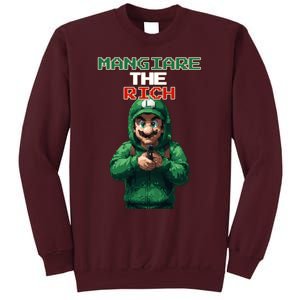 Mangiare The Rich Luigi Tall Sweatshirt