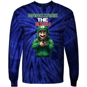 Mangiare The Rich Luigi Tie-Dye Long Sleeve Shirt