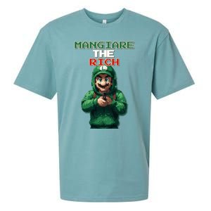 Mangiare The Rich Luigi Sueded Cloud Jersey T-Shirt