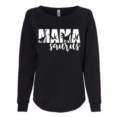 MamaSaurus T rex Dinosaur Funny Mama Saurus Mother's Day Womens California Wash Sweatshirt