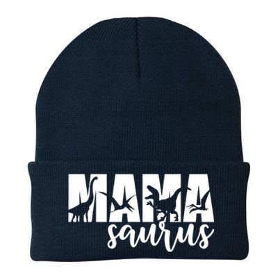 MamaSaurus T rex Dinosaur Funny Mama Saurus Mother's Day Knit Cap Winter Beanie