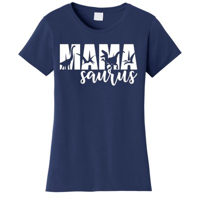 MamaSaurus T rex Dinosaur Funny Mama Saurus Mother's Day Women's T-Shirt