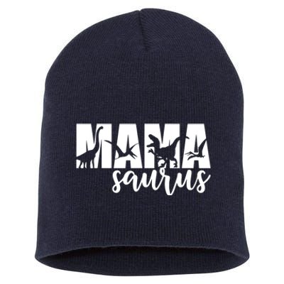 MamaSaurus T rex Dinosaur Funny Mama Saurus Mother's Day Short Acrylic Beanie