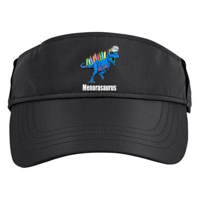 Menorasaurus T Rex Hanukkah Funny Dino Adult Drive Performance Visor