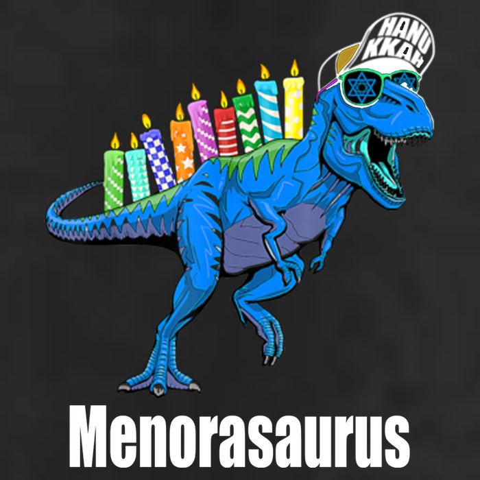 Menorasaurus T Rex Hanukkah Funny Dino Tumbler