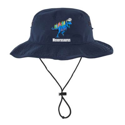 Menorasaurus T Rex Hanukkah Funny Dino Bucket Hat