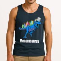 Menorasaurus T Rex Hanukkah Funny Dino Tank Top