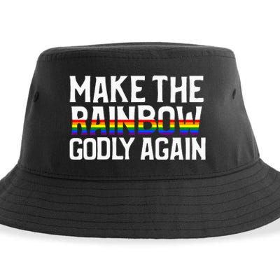 Make The Rainbow Godly Again Sustainable Bucket Hat