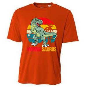 Mommasaurus T Rex Dinosaur Family Matching Momma Saurus Gift Cooling Performance Crew T-Shirt