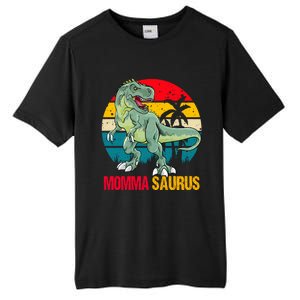 Mommasaurus T Rex Dinosaur Family Matching Momma Saurus Gift Tall Fusion ChromaSoft Performance T-Shirt