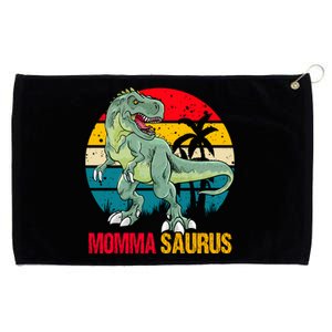 Mommasaurus T Rex Dinosaur Family Matching Momma Saurus Gift Grommeted Golf Towel