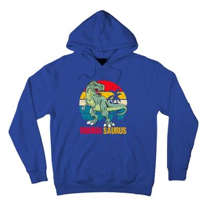 Mommasaurus T Rex Dinosaur Family Matching Momma Saurus Gift Hoodie