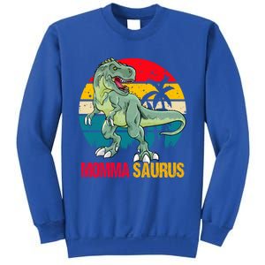 Mommasaurus T Rex Dinosaur Family Matching Momma Saurus Gift Sweatshirt