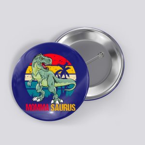 Mommasaurus T Rex Dinosaur Family Matching Momma Saurus Gift Button