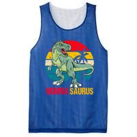 Mommasaurus T Rex Dinosaur Family Matching Momma Saurus Gift Mesh Reversible Basketball Jersey Tank