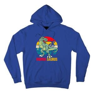 Mommasaurus T Rex Dinosaur Family Matching Momma Saurus Gift Tall Hoodie