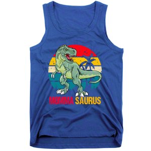 Mommasaurus T Rex Dinosaur Family Matching Momma Saurus Gift Tank Top