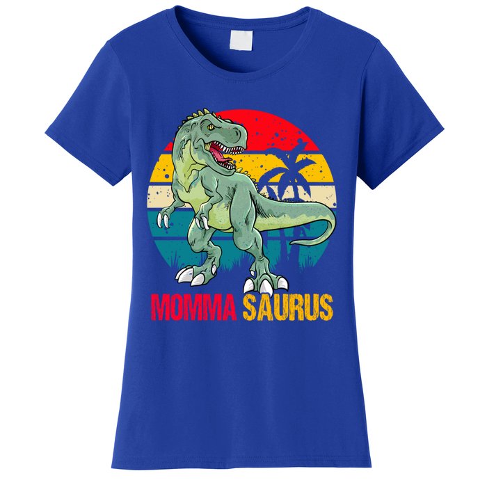 Mommasaurus T Rex Dinosaur Family Matching Momma Saurus Gift Women's T-Shirt