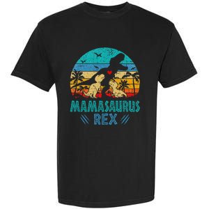 Mamasaurus T Rex Dinosaur Mama Saurus Garment-Dyed Heavyweight T-Shirt