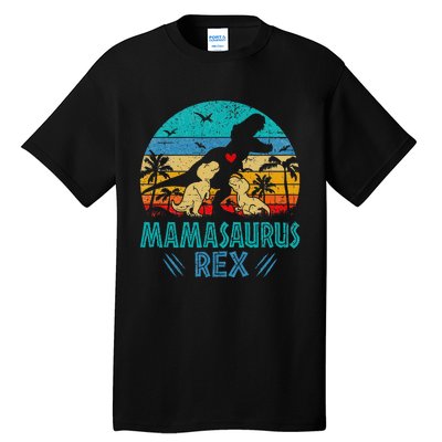 Mamasaurus T Rex Dinosaur Mama Saurus Tall T-Shirt