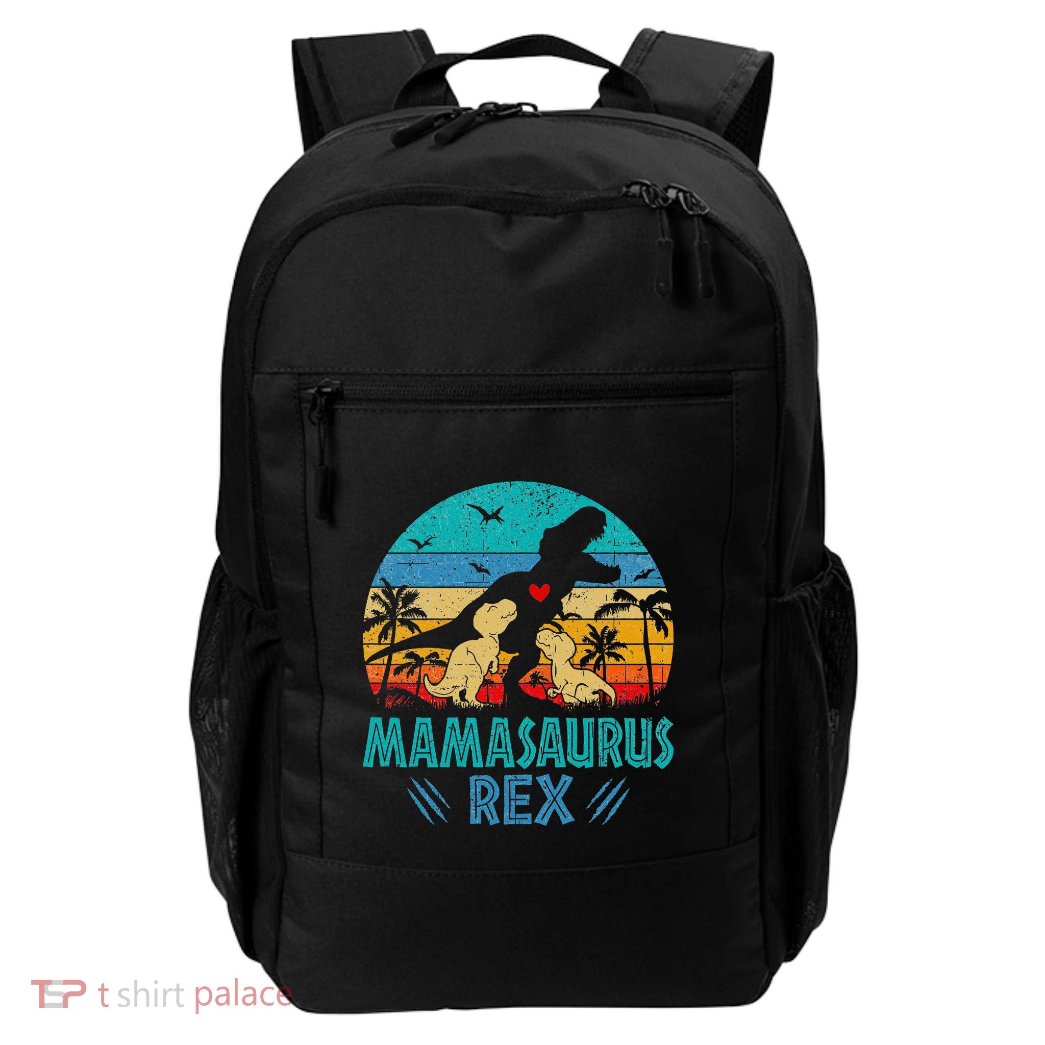 Mamasaurus T Rex Dinosaur Mama Saurus Backpack