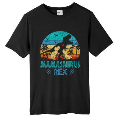 Mamasaurus T Rex Dinosaur Mama Saurus Tall Fusion ChromaSoft Performance T-Shirt