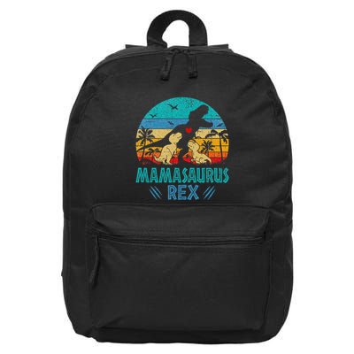 Mamasaurus T Rex Dinosaur Mama Saurus 16 in Basic Backpack