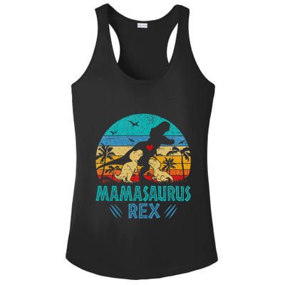 Mamasaurus T Rex Dinosaur Mama Saurus Ladies PosiCharge Competitor Racerback Tank