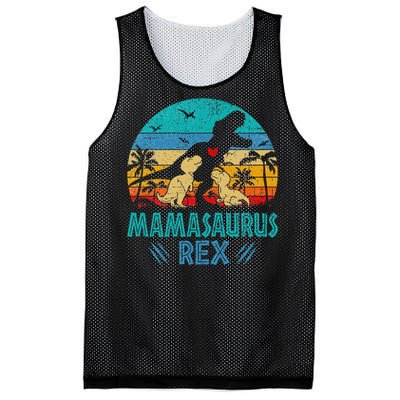 Mamasaurus T Rex Dinosaur Mama Saurus Mesh Reversible Basketball Jersey Tank