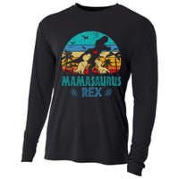 Mamasaurus T Rex Dinosaur Mama Saurus Cooling Performance Long Sleeve Crew