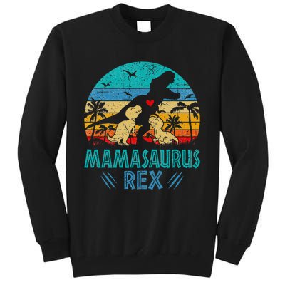 Mamasaurus T Rex Dinosaur Mama Saurus Tall Sweatshirt