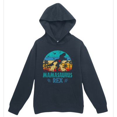 Mamasaurus T Rex Dinosaur Mama Saurus Urban Pullover Hoodie