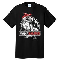 Mamasaurus T Rex Dinosaur Funny Mama Saurus Tall T-Shirt