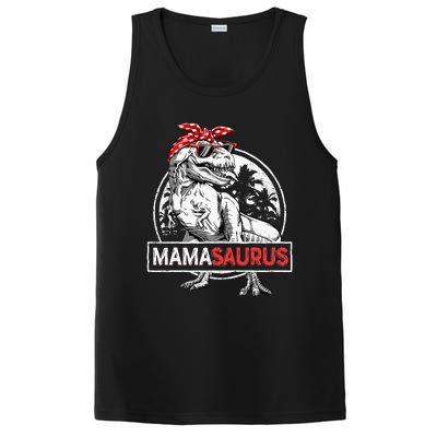 Mamasaurus T Rex Dinosaur Funny Mama Saurus PosiCharge Competitor Tank