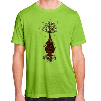 Musical Tree Root Guitar Adult ChromaSoft Performance T-Shirt