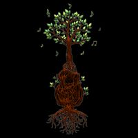 Musical Tree Root Guitar Impact Tech Backpack