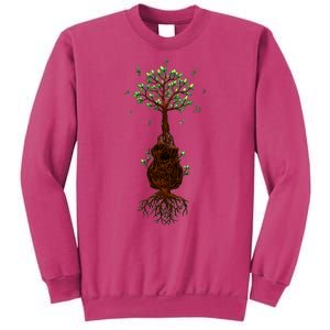 Musical Tree Root Guitar Sweatshirt