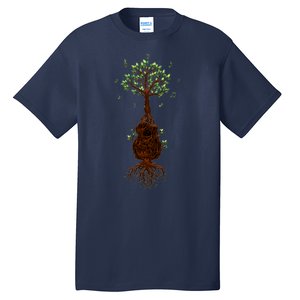 Musical Tree Root Guitar Tall T-Shirt