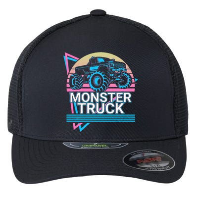 Monster Truck Retro Flexfit Unipanel Trucker Cap