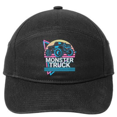 Monster Truck Retro 7-Panel Snapback Hat