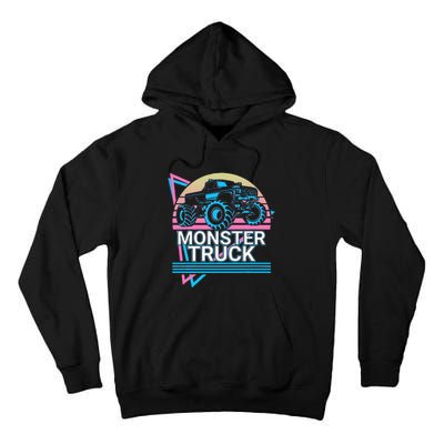 Monster Truck Retro Tall Hoodie