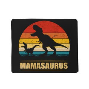 Mamasaurus T Rex Dinosaur Funny Mothers Day Mom Women Long Sleeve Mousepad