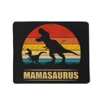 Mamasaurus T Rex Dinosaur Funny Mothers Day Mom Women Long Sleeve Mousepad